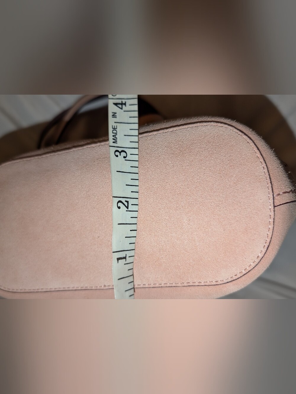 Coach Bucket Bag 18 w/ Cut Out TEA ROSE Suede Crossbody 25193 Pink Rose VGUC - Picture 14 of 14